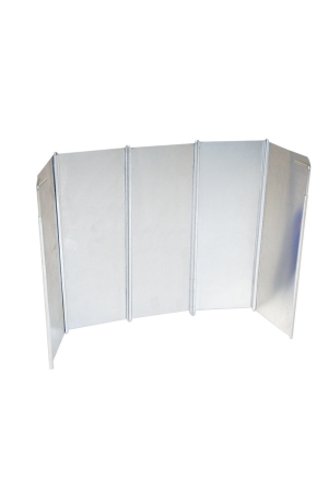 Bo-Camp Bo-Camp Windscherm Alu 5-delig 25x48cm Bo-Camp Bo-Camp Windscherm Alu 5-delig 25x48cm