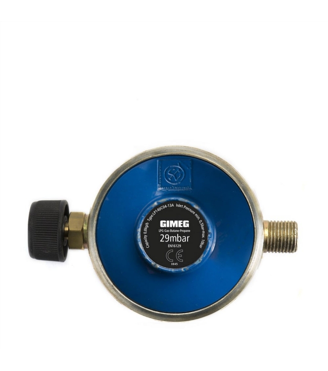 Campingaz Campingaz Drukregelaar 30mbar 1/4 links 5602211 Campingaz gas/benzine 5602211 ecru bij Leerentveldvrijetijd.nl