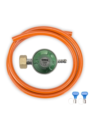 Gimeg Gimeg BBQ set propaanfles 30mbar +1,5m