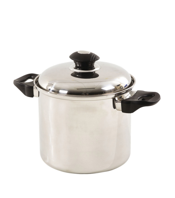 Bo-Camp Bo-Camp Pan Flair 3 Hoog plus RVS 2100903 Bo-Camp koken 2100903 ecru bij Leerentveldvrijetijd.nl