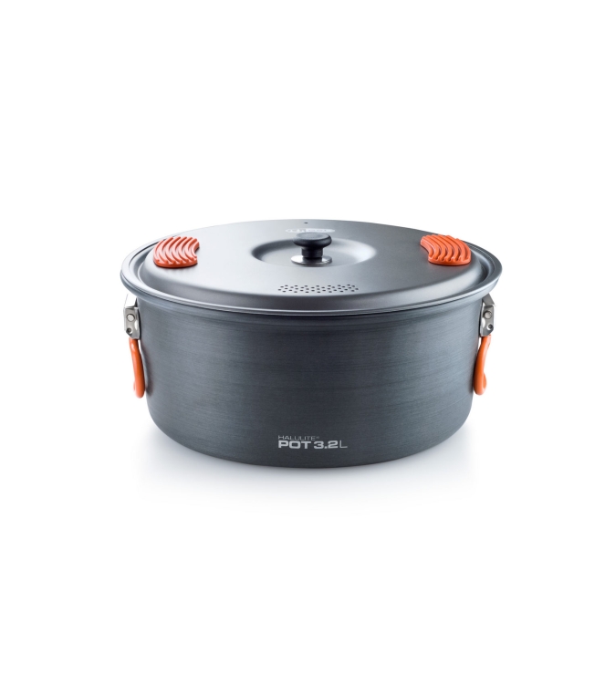 GSI Outdoors GSI Outdoors Halulite 3,2 liter cook pot GS50193 GSI Outdoors koken GS50193 ecru bij Leerentveldvrijetijd.nl