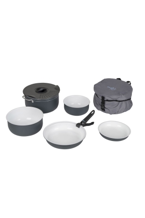 Bo-Camp Bo-Camp Pannenset Camping Ceramic 7-dlg Bo-Camp Bo-Camp Pannenset Camping Ceramic 7-dlg