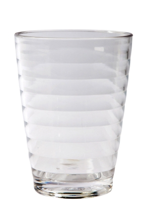 Bo-Camp Bo-Camp Limonadeglas Deluxe rib PC 360ml Bo-Camp Bo-Camp Limonadeglas Deluxe rib PC 360ml