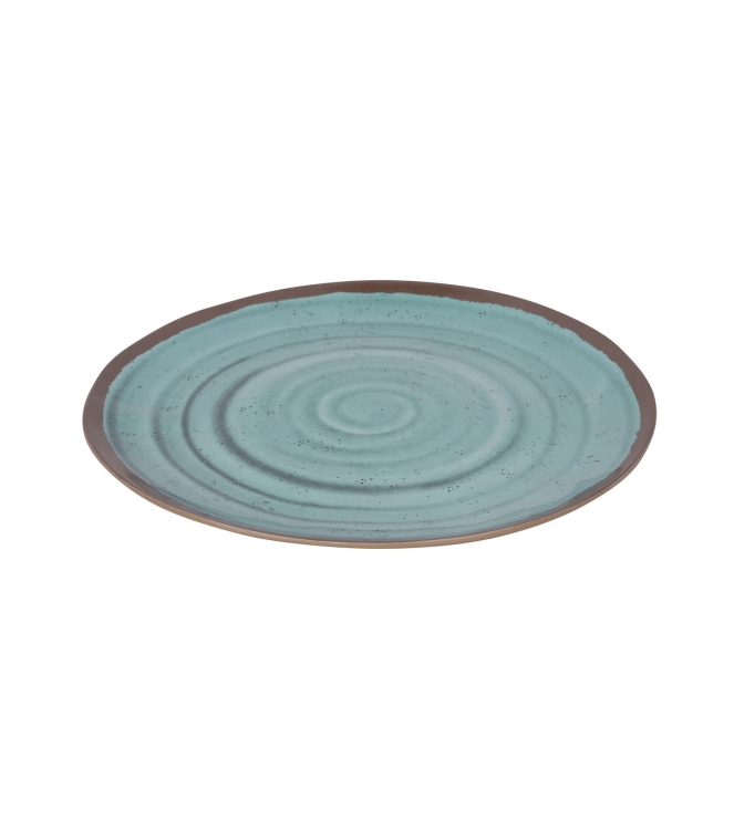 Bo-Camp Bo-Camp Servies Halo 12 delig melamine aqua 6181392 aqua Bo-Camp koken 6181392 antraciet bij Leerentveldvrijetijd.nl