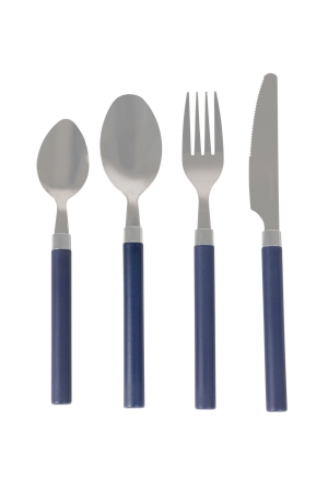 Bo-Camp Bo-Camp Bestekset in box 4-dlg 1-p. navy Bo-Camp Bo-Camp Bestekset in box 4-dlg 1-p. navy
