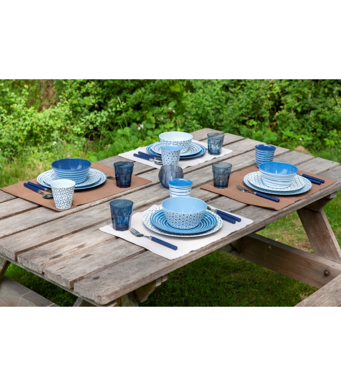 Bo-Camp Bo-Camp Bestekset in box 4-dlg 1-p. navy 6102117 Bo-Camp koken 6102117 ecru bij Leerentveldvrijetijd.nl