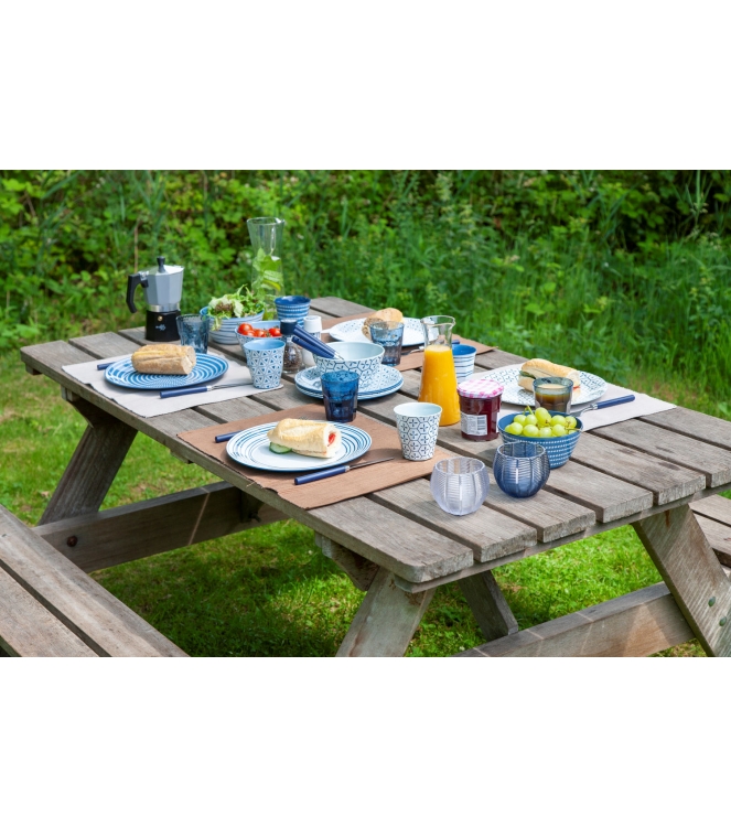 Bo-Camp Bo-Camp Bestekset in box 4-dlg 1-p. navy 6102117 Bo-Camp koken 6102117 ecru bij Leerentveldvrijetijd.nl