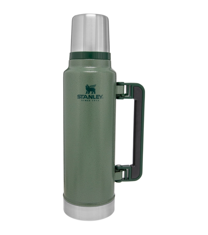 Stanley Stanley The Legendary Classic Bottle 1.4L / 1.5QT hammertone green 10-08265-001 Hammertone Green Stanley koken 10-08265-001 blauw bij Leerentveldvrijetijd.nl