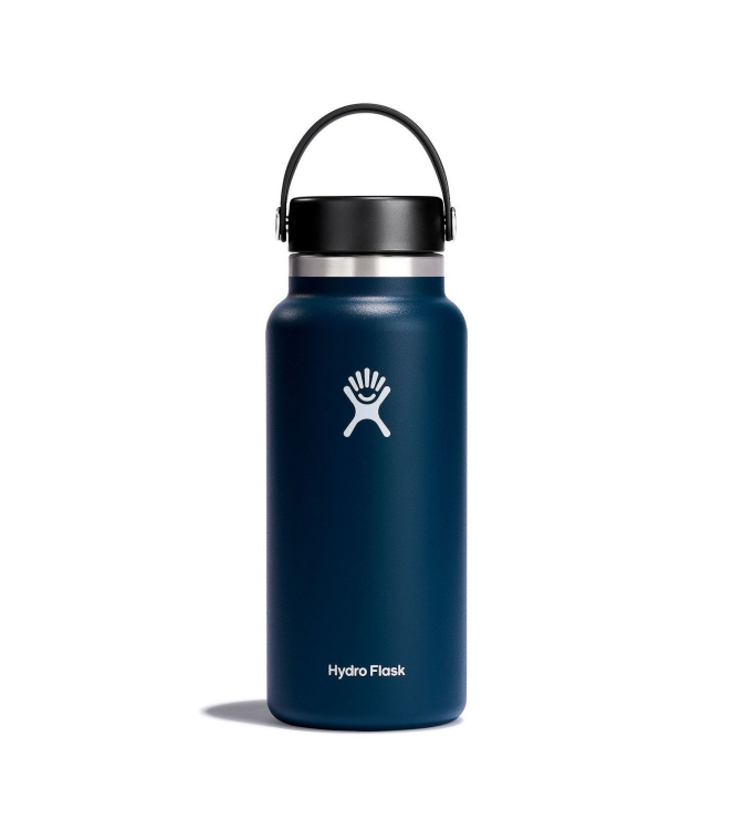 hydro flask hydro flask 32 OZ Wide Flex Cap indigo W32BTS464 Indigo hydro flask koken W32BTS464 antraciet bij Leerentveldvrijetijd.nl