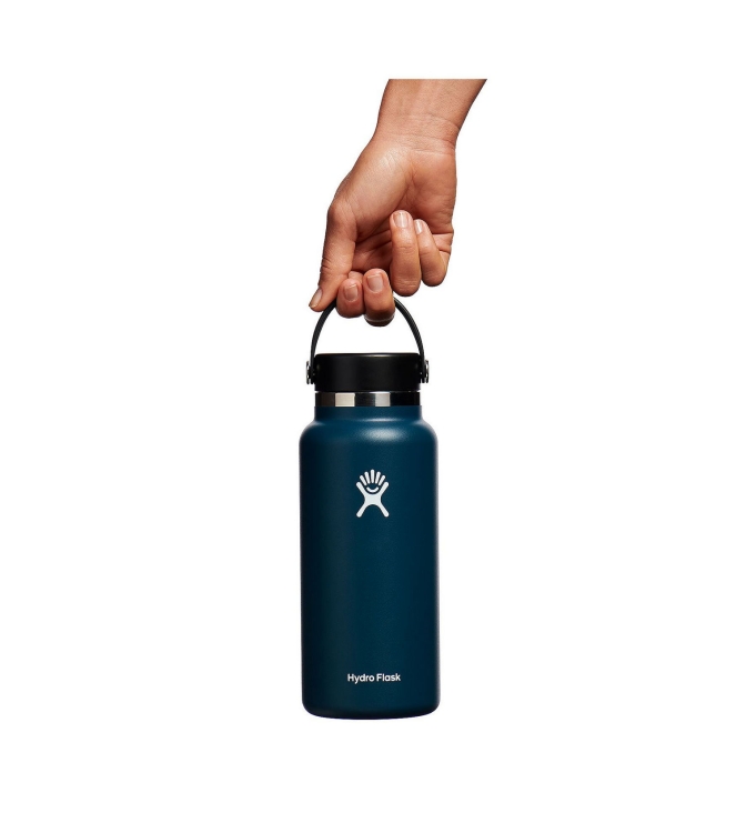 hydro flask hydro flask 32 OZ Wide Flex Cap indigo W32BTS464 Indigo hydro flask koken W32BTS464 antraciet bij Leerentveldvrijetijd.nl