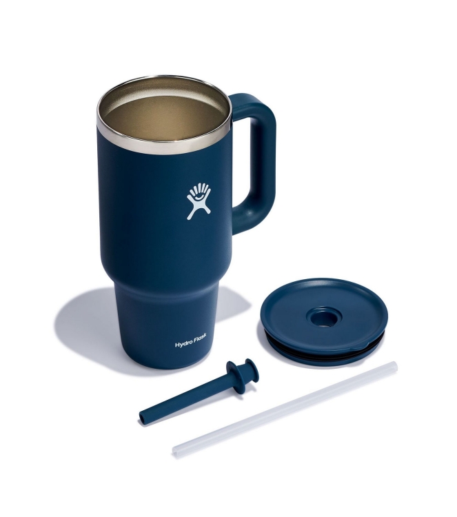 hydro flask hydro flask 32 OZ All Around Travel Tumbler indigo TT32PS464 Indigo hydro flask koken TT32PS464 antraciet bij Leerentveldvrijetijd.nl