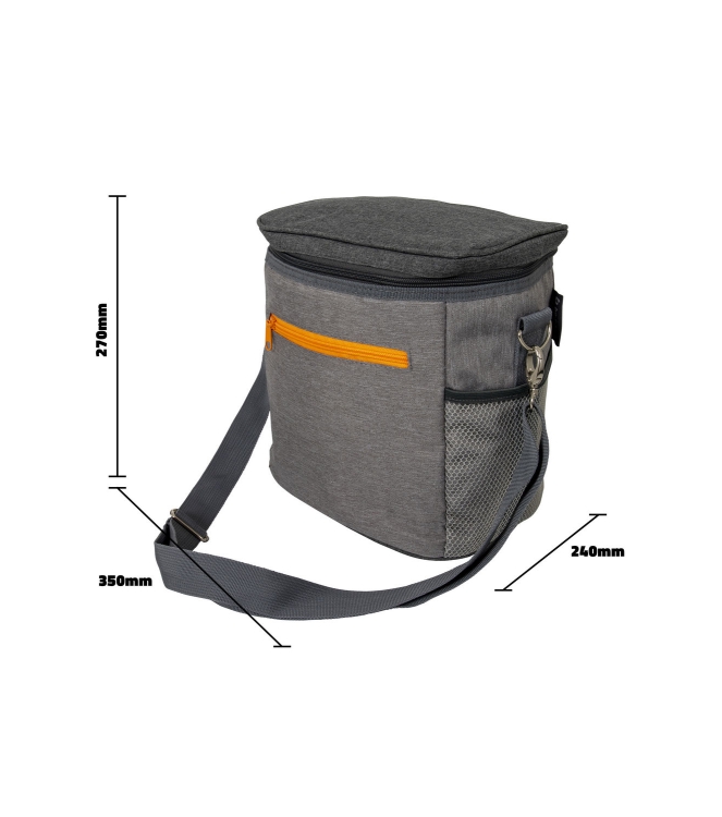 Bo-Camp Bo-Camp Koeltas 20 liter grijs 6702915 Bo-Camp koken 6702915 ecru bij Leerentveldvrijetijd.nl