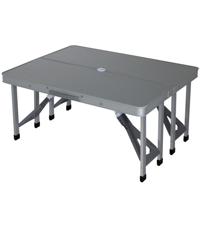 Eurotrail Eurotrail Campingset Limoux picknicktafel ETCF0280 Eurotrail meubilair ETCF0280 ecru bij Leerentveldvrijetijd.nl