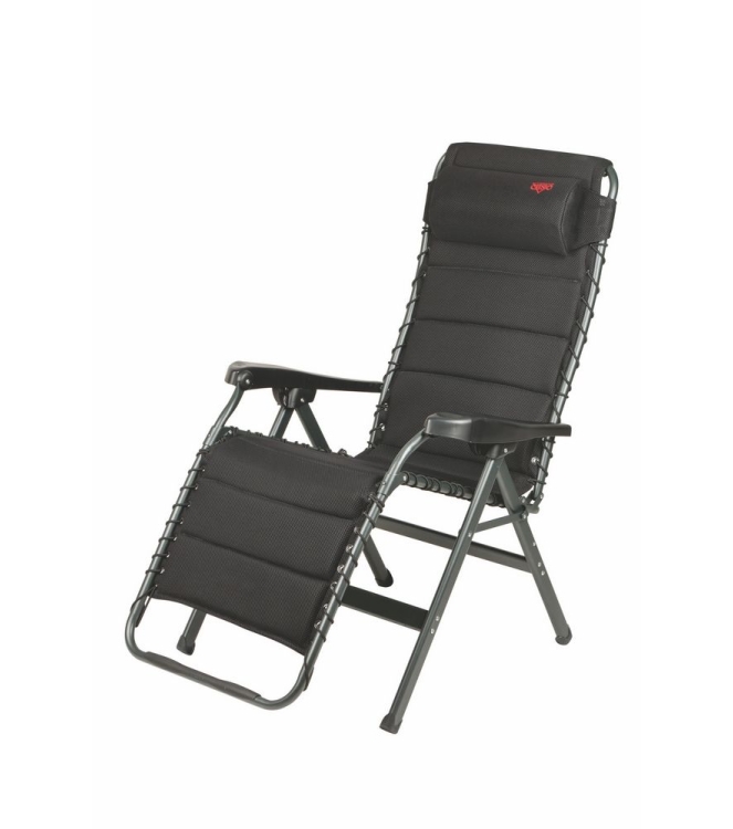 Crespo Crespo Relaxstoel AP-232/80 Air Deluxe 80 zwart 1104922 80 Zwart Crespo meubilair 1104922 licht grijs bij Leerentveldvrijetijd.nl