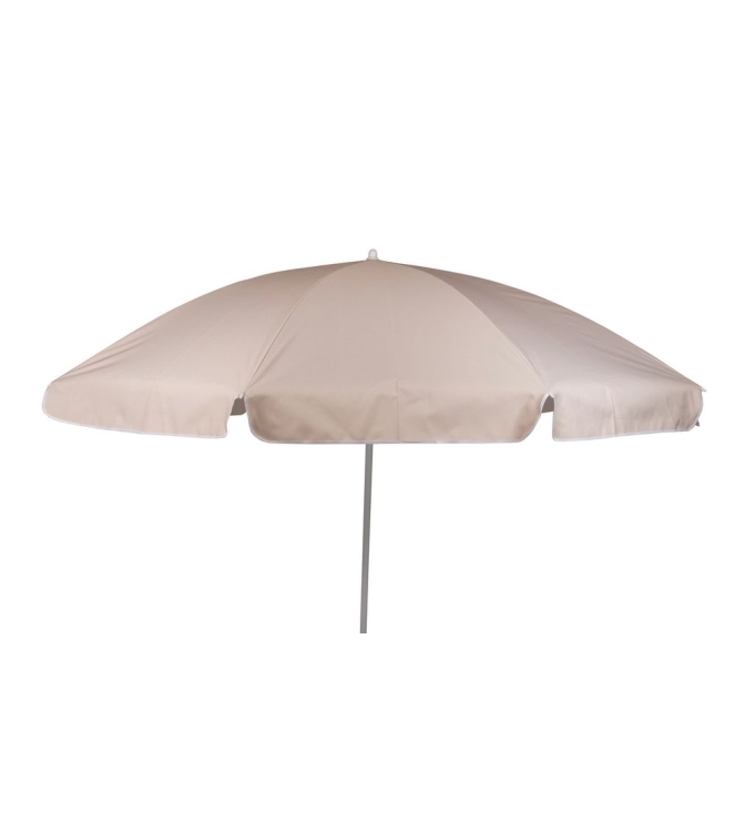 Bo-Camp Bo-Camp Parasol diameter 250cm sand 7267230 Bo-Camp meubilair 7267230 ecru bij Leerentveldvrijetijd.nl