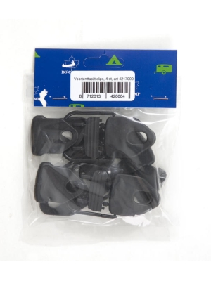 Bo-Camp Bo-Camp Voortenttapijt clips per 4 Stuks