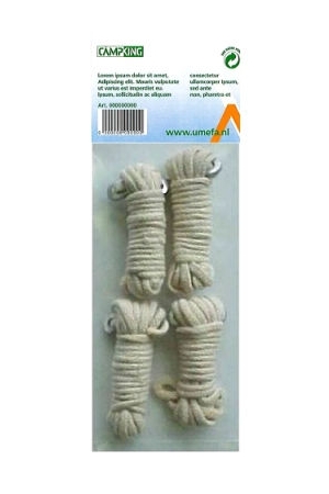 campking campking zak 4 scheerlijn katoen 3 mm 4 m  campking campking zak 4 scheerlijn katoen 3 mm 4 m