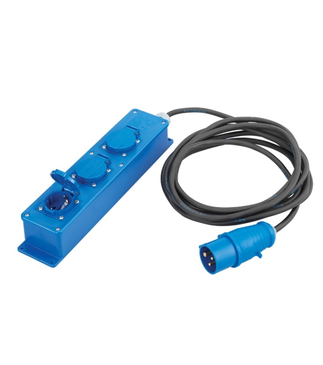 Gimeg Gimeg Electra-unit 10M CEE 3 Stopcont. 4622010 Gimeg electra 4622010 ecru bij Leerentveldvrijetijd.nl