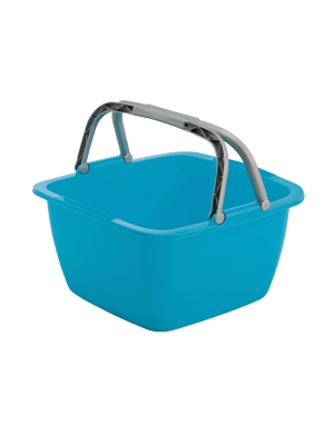 Bo-Camp Bo-Camp Wasbak Camping vierkant 18,5ltr bla