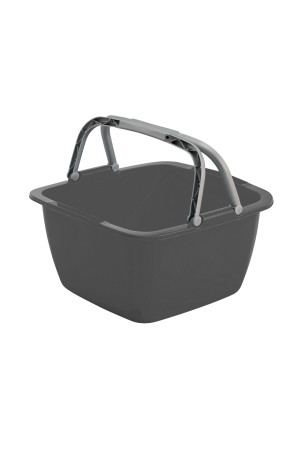 Bo-Camp Bo-Camp Wasbak Camping vierkant 18,5ltr gri 