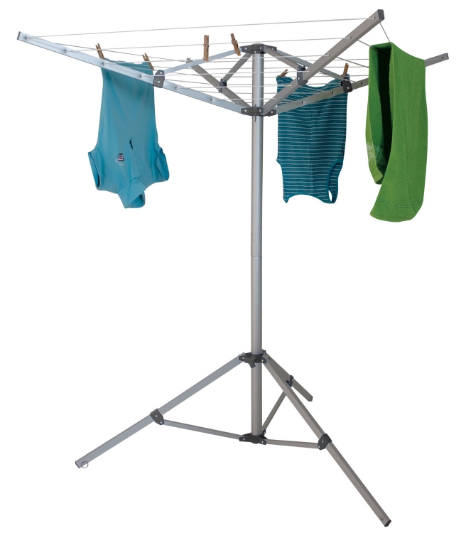 Eurotrail Eurotrail Wasmolen 4-arms incl.voet ETCF0676 Eurotrail caravan ETCF0676 ecru bij Leerentveldvrijetijd.nl