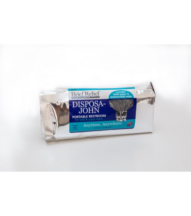 Brief Relief Brief Relief Disposa-John ontlastingzak per 1 BR500 stuk Brief Relief caravan BR500 stuk ecru bij Leerentveldvrijetijd.nl