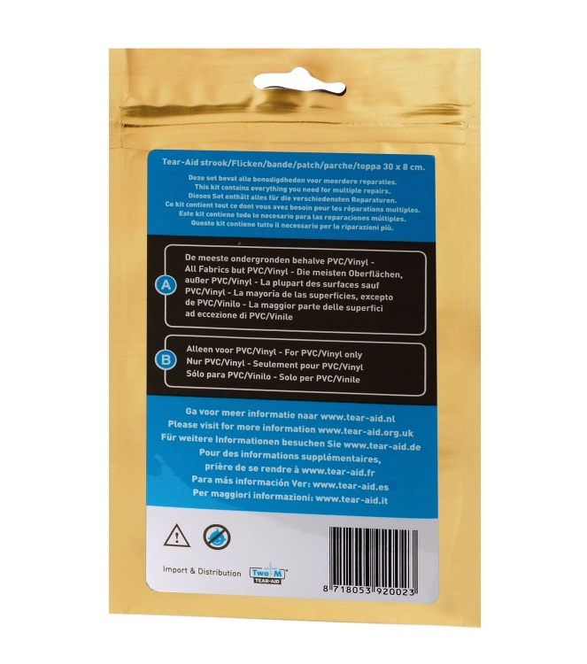 Tear-Aid Tear-Aid A Reparatiemiddel 5714000 Tear-Aid camping 5714000 ecru bij Leerentveldvrijetijd.nl