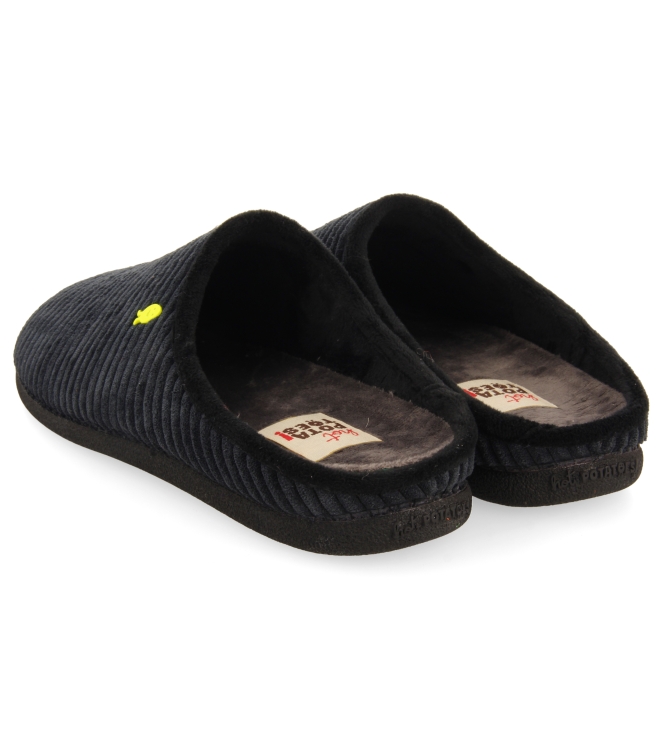 hot potatoes hot potatoes Hot Potatoes 92207 black HP 92207 Black hot potatoes sloffen HP 92207 licht grijs bij Leerentveldvrijetijd.nl