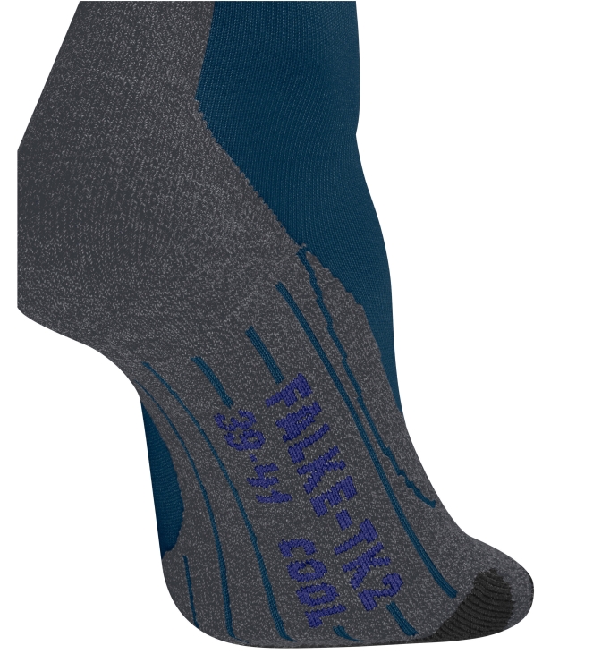 Falke Falke TK2 Cool Heren Sokken 6598_blue pond 16138 6598_blue pond Falke wandelsokken 16138 antraciet bij Leerentveldvrijetijd.nl