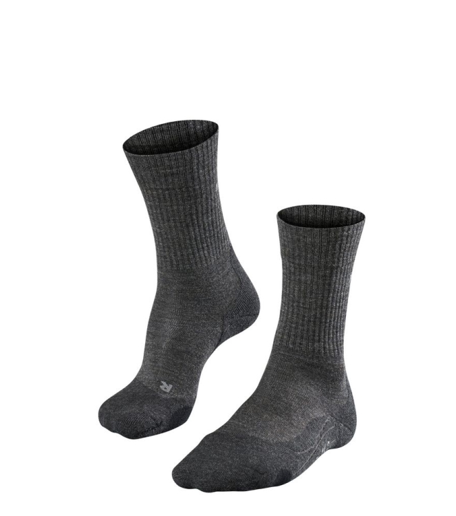 Falke Falke TK2 Explore Wool Women 3150_smog 16395 3150_smog Falke wandelsokken 16395 lichtblauw bij Leerentveldvrijetijd.nl