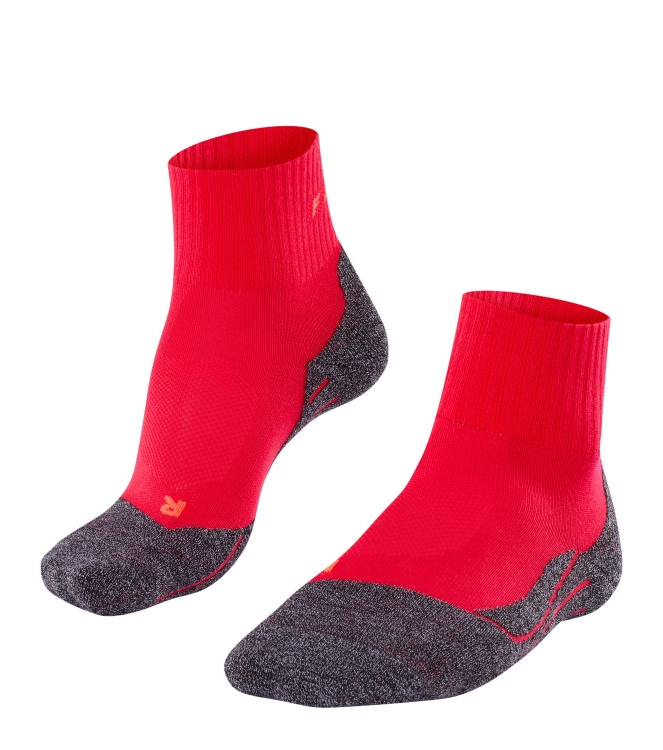 Falke Falke TK2 Explore Cool Short Women 8564_rose 16155 8564_rose Falke wandelsokken 16155 ivoor bij Leerentveldvrijetijd.nl