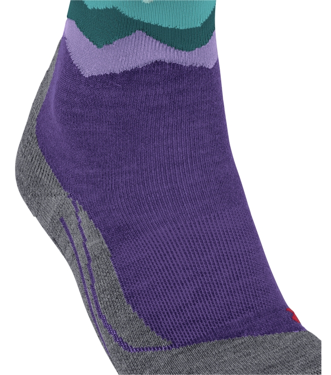 Falke Falke TK2 Explore Women 8683_amethyst 16194 8683_amethyst Falke wandelsokken 16194 blauw combinatie bij Leerentveldvrijetijd.nl