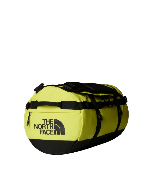 The North Face The North Face Base Camp Duffel Small c6t1 sulphur spring green-tnf black NF0A52ST C6T1 Sulphur Spring Green-TNF Black The North Face tassen NF0A52ST zwart bij Leerentveldvrijetijd.nl