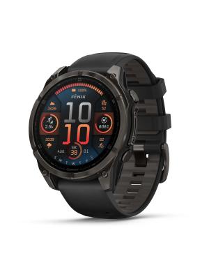 Garmin Garmin fenix 8 47 mm, AMOLED Sapphire Carbon grey DLC-tit