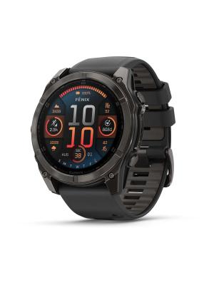 Garmin Garmin fenix 8 51 mm, AMOLED Sapphire Carbon grey DLC-tit