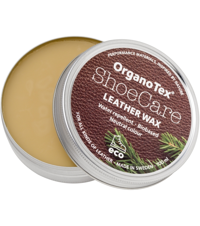 OrganoTex OrganoTex ShoeCare Leather wax (100 ml) 103106 OrganoTex schoen accessoires 103106 ecru bij Leerentveldvrijetijd.nl
