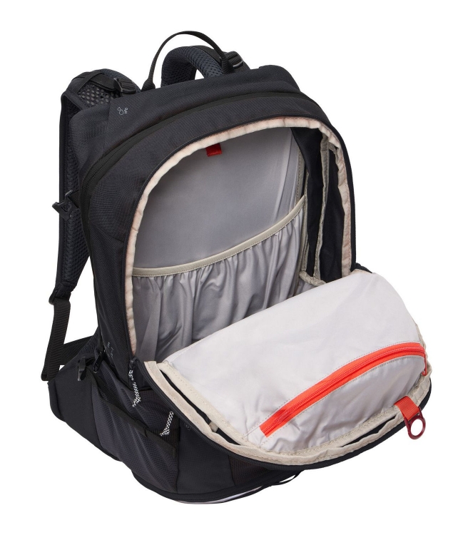 Vaude Vaude Bike Alpin 23+5 dagtour rugzak 010_black 47281 010_Black Vaude tassen 47281 licht grijs bij Leerentveldvrijetijd.nl