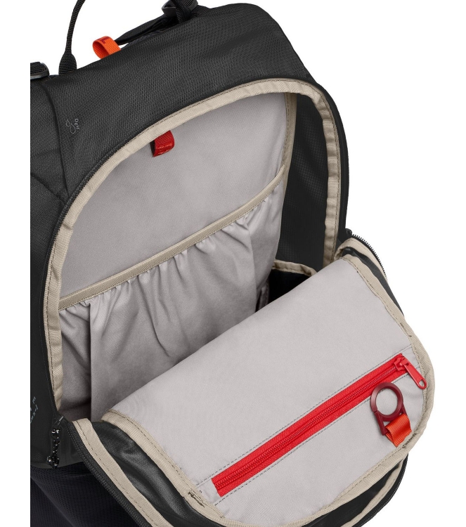 Vaude Vaude Trailvent 15 dagtour rugzak 010_black 47276 010_Black Vaude tassen 47276 licht grijs bij Leerentveldvrijetijd.nl