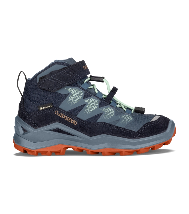 Lowa Lowa Maddox Pro GTX Mid Vc Jr 6968 navy/smokeblue LK641629 6968 navy/smokeblue Lowa wandelschoenen LK641629 antraciet bij Leerentveldvrijetijd.nl