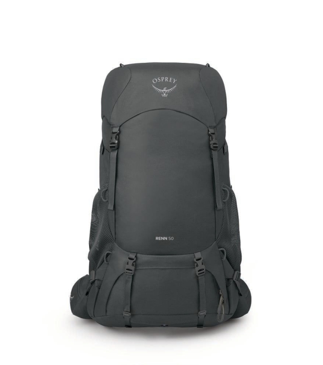 Osprey Osprey Renn 50 1000_dark charcoal/gray wolf 3302 1000_Dark Charcoal/Gray Wolf Osprey tassen 3302 zwart combinatie bij Leerentveldvrijetijd.nl