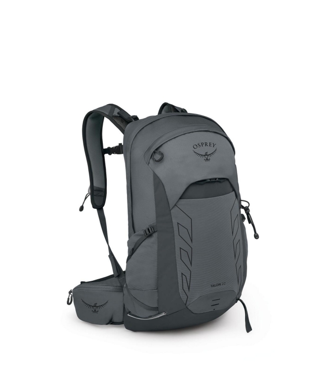 Osprey Osprey Talon 22 phantom grey-dark charcoal 3286 Phantom Grey-Dark Charcoal Osprey tassen 3286 zwart combinatie bij Leerentveldvrijetijd.nl