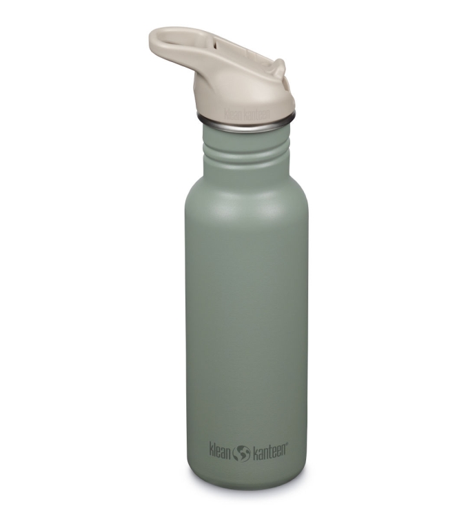 Klean Kanteen Klean Kanteen Drinkfles Classic Narrow met flip/sportdop, 532ml/ sea spray 1011189 sea spray Klean Kanteen koken 1011189 blauw bij Leerentveldvrijetijd.nl