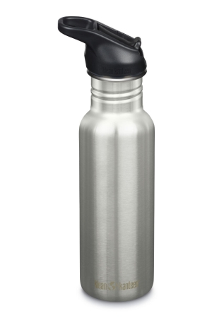Klean Kanteen Klean Kanteen Drinkfles Classic met flip/sportdop, 800ml/27oz brushed stainless Klean Kanteen Klean Kanteen Drinkfles Classic met flip/sportdop, 800ml/27oz brushed stainless
