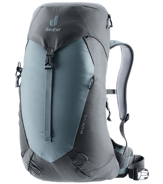 Deuter Deuter AC Lite 14 SL 4412_shale/graphite DR3420524 4412_shale/graphite Deuter tassen DR3420524 lichtblauw bij Leerentveldvrijetijd.nl