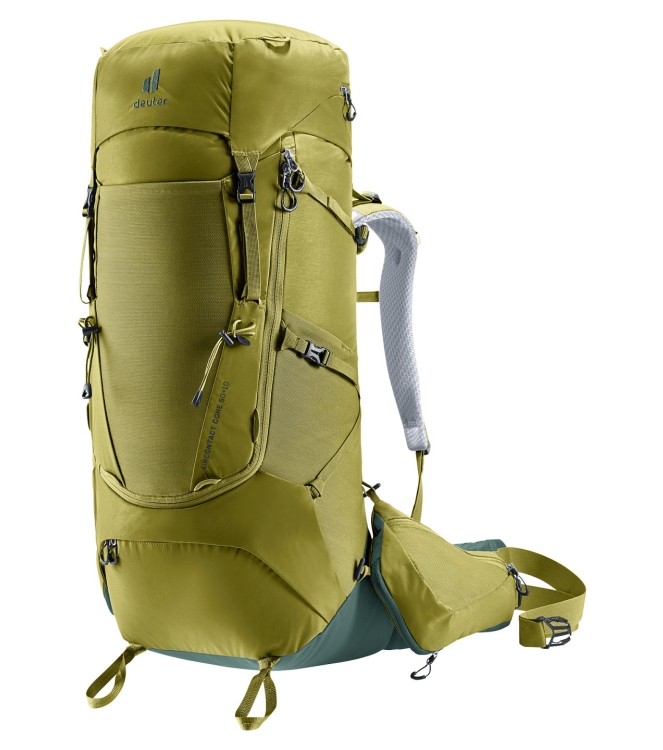 Deuter Deuter Aircontact Core 60+10 2297_cactus/ivy DR3350524 2297_cactus/ivy Deuter tassen DR3350524 blauw bij Leerentveldvrijetijd.nl