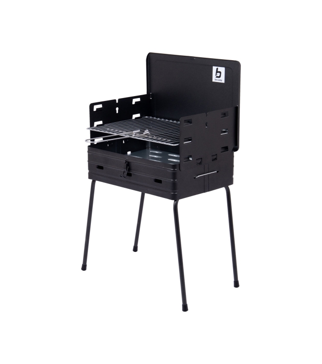 Bo-Camp Bo-Camp BBQ koffermodel staal 8130030 Bo-Camp kooktoestellen 8130030 ecru bij Leerentveldvrijetijd.nl