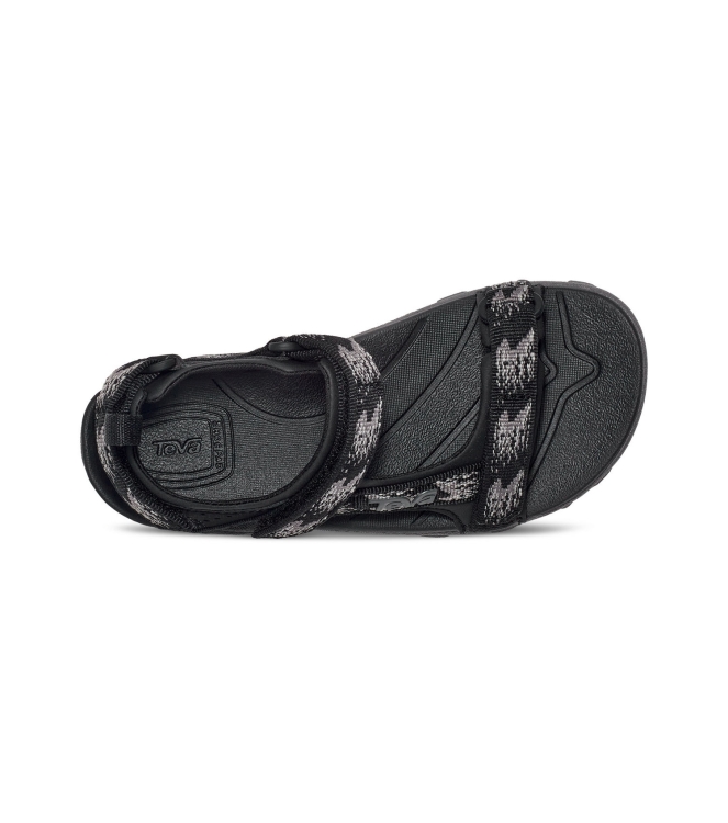 Teva Teva K Tanza Sandalen rainfall black/grey 1093489C-RLC Rainfall Black/Grey Teva sandalen 1093489C-RLC licht grijs bij Leerentveldvrijetijd.nl