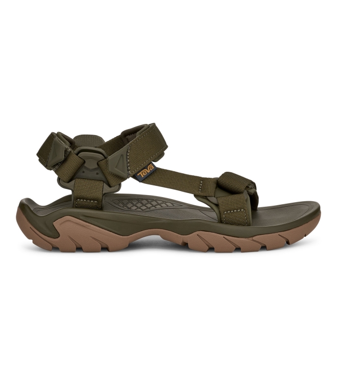 Teva Teva M Terra Fi 5 Universal sandalen dhv_dark olive/honey brown 1102456-UNX DHV_Dark Olive/Honey Brown Teva sandalen 1102456-UNX donker grijs bij Leerentveldvrijetijd.nl