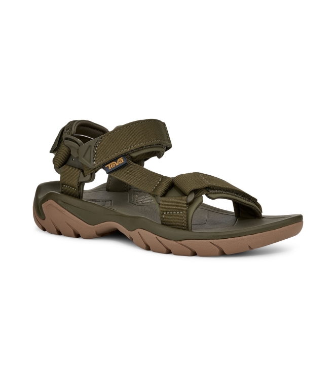 Teva Teva M Terra Fi 5 Universal sandalen dhv_dark olive/honey brown 1102456-UNX DHV_Dark Olive/Honey Brown Teva sandalen 1102456-UNX donker grijs bij Leerentveldvrijetijd.nl