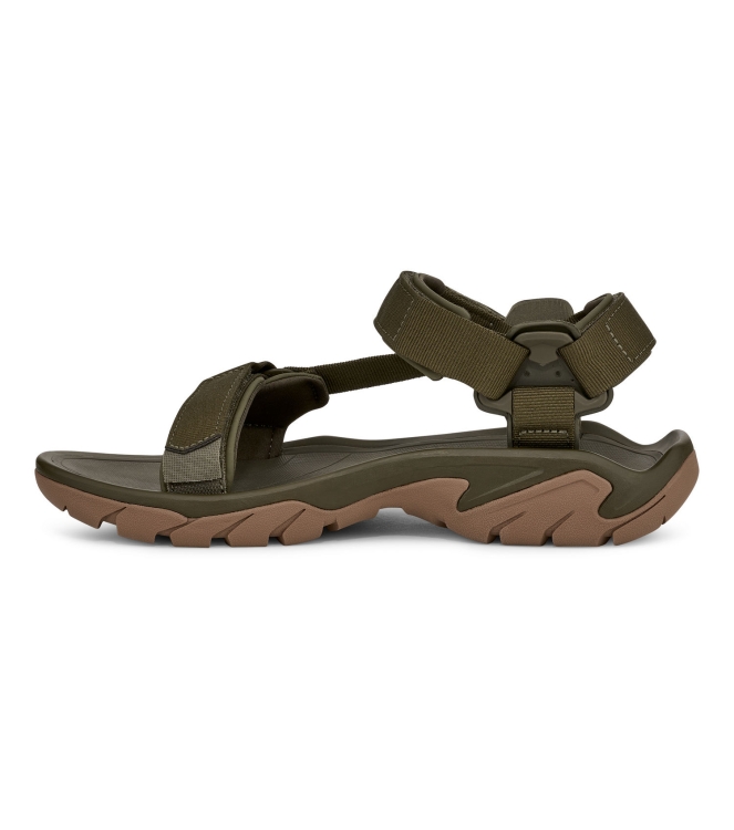 Teva Teva M Terra Fi 5 Universal sandalen dhv_dark olive/honey brown 1102456-UNX DHV_Dark Olive/Honey Brown Teva sandalen 1102456-UNX donker grijs bij Leerentveldvrijetijd.nl